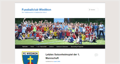 Desktop Screenshot of fcwiedikon.ch