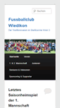 Mobile Screenshot of fcwiedikon.ch